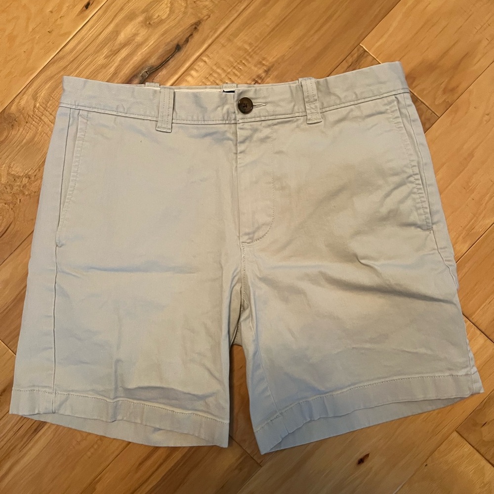 J. Crew Tan Flat Front Shorts Classic Style